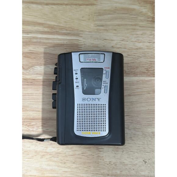 Vintage Sony TCM-465V Cassette Corder Voice Recorder Pop Up Mic Player Tested - Picture 1 of 5